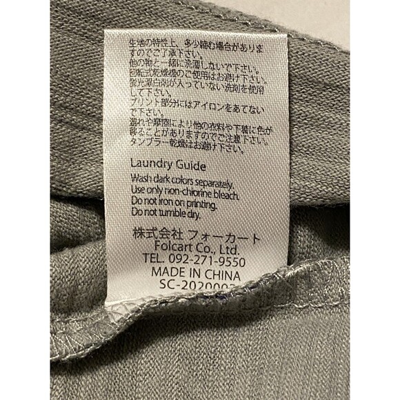 Godzilla Ukiyo-e 2 Side Graphics T-Shirt  GZUT-006 JAPAN XL / Fits L Gray NWT - Picture 14 of 16